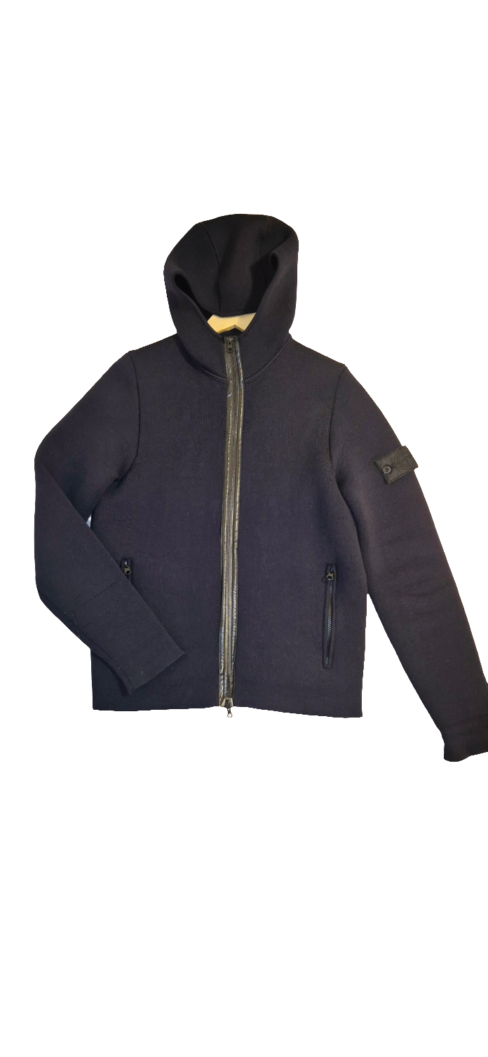 Stone island shadow project navy blue wool jacket